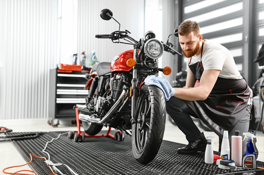 Motorcycle and offroad vehicle detailing