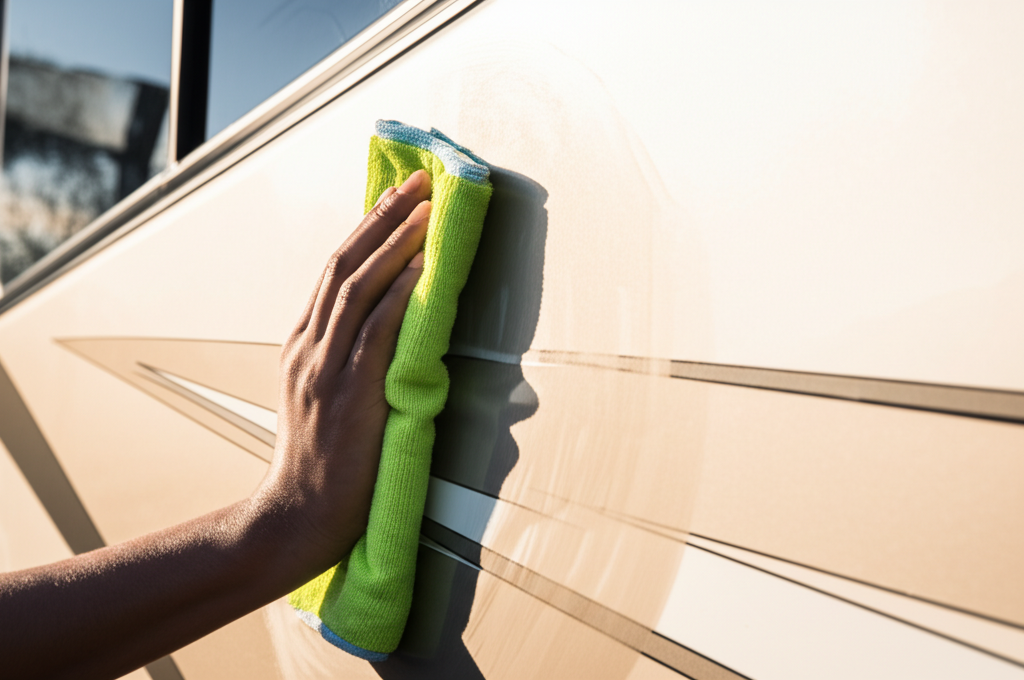 RV exterior detailing