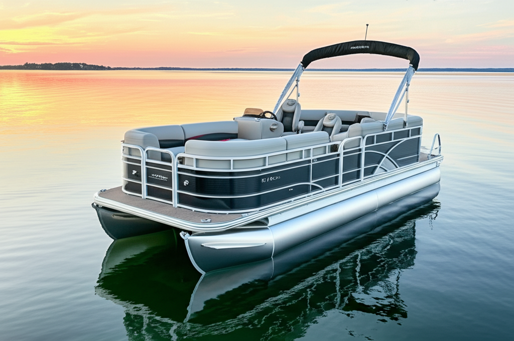 Pontoon boat detailing